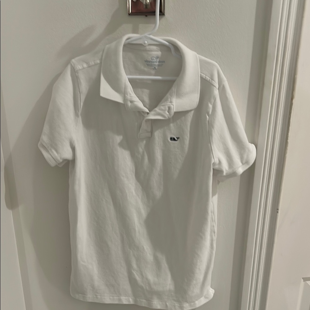 Vineyard Vines White Polo Shirt for Kids